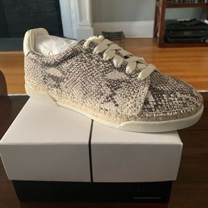 Dolce vita snakeskin sneakers